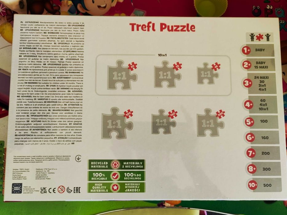 Puzzle SIGILAT 10 in 1 ponei