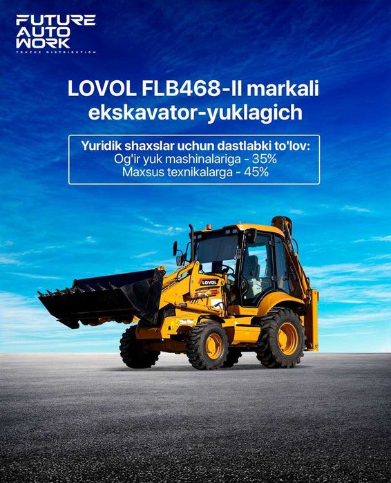 12 oygacha bo'lgan Halol Nasiya asosida LOVOL va FAW