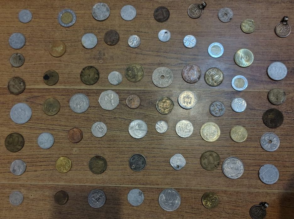 Monede vechi din Romania și alte țări