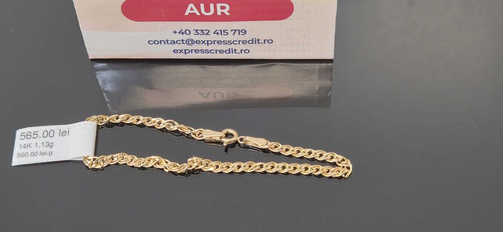 (AG46) Bratara aur 14K B.4818.2