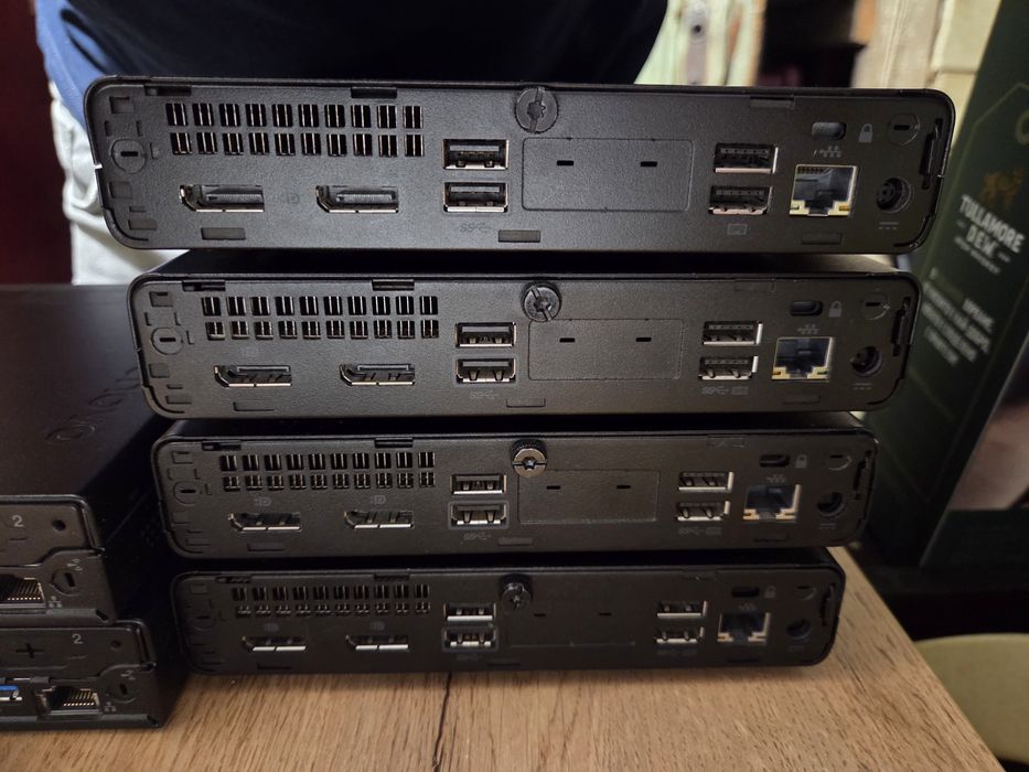 Промоция!!! Лот 6 броя мини pc, 4бр hp prodesk и 2бр Lenovo think cent