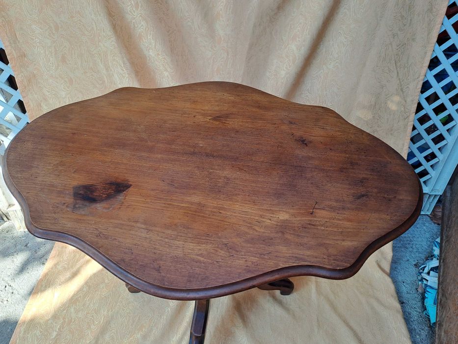 masa rabatabila lemn nuc Franta anii 1800