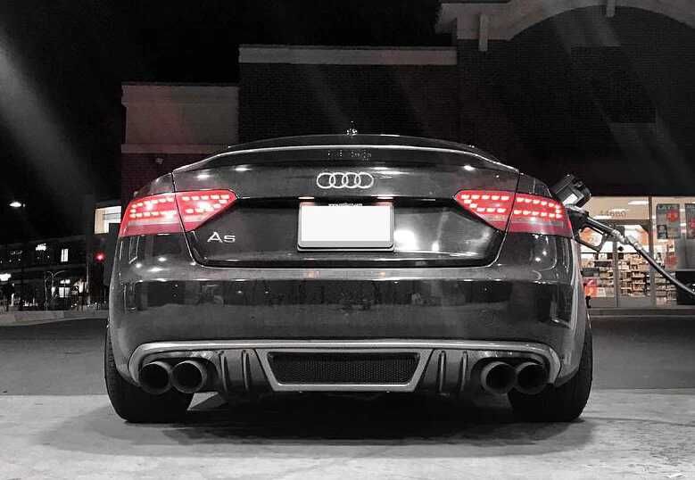 Difuzor bara spate fusta spoiler lip AUDIA5 COUPE CABRIO aspect RIEGER