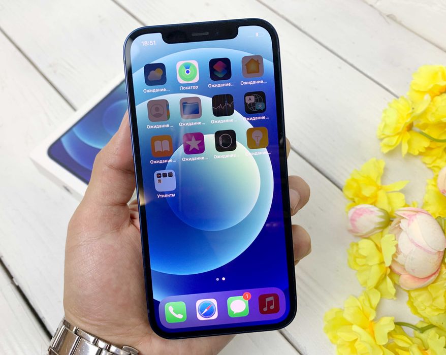 iPhone 12 128Gb синий  Гарантия  Магазин Red Geek