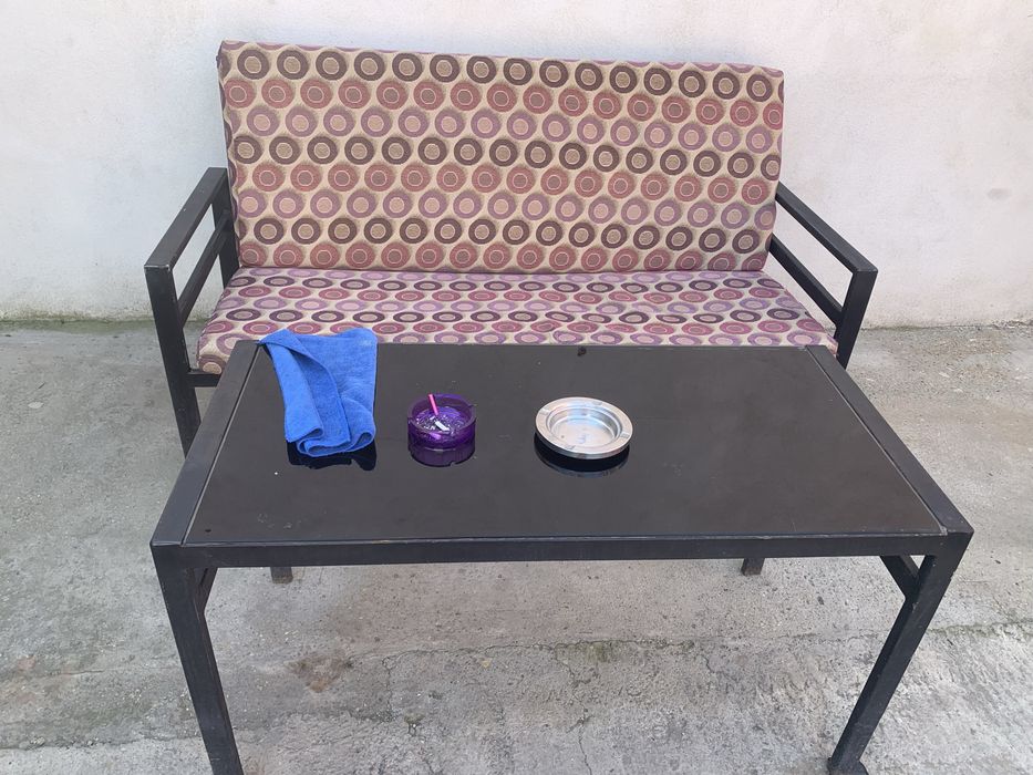 Vand set mobilier terasa/gradina 1250 lei