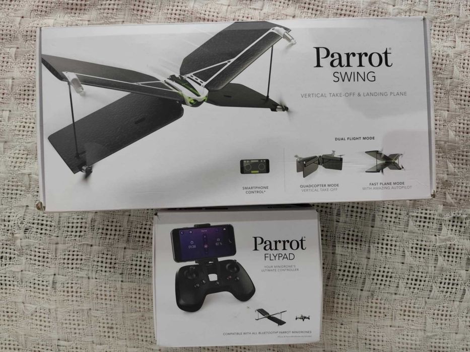 Хибриден дрон Parrot Swing с контролер Flypad като нов