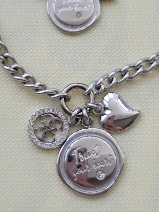 Guess НОВ комплект GUESS MY FEELINGS  колие и гривна