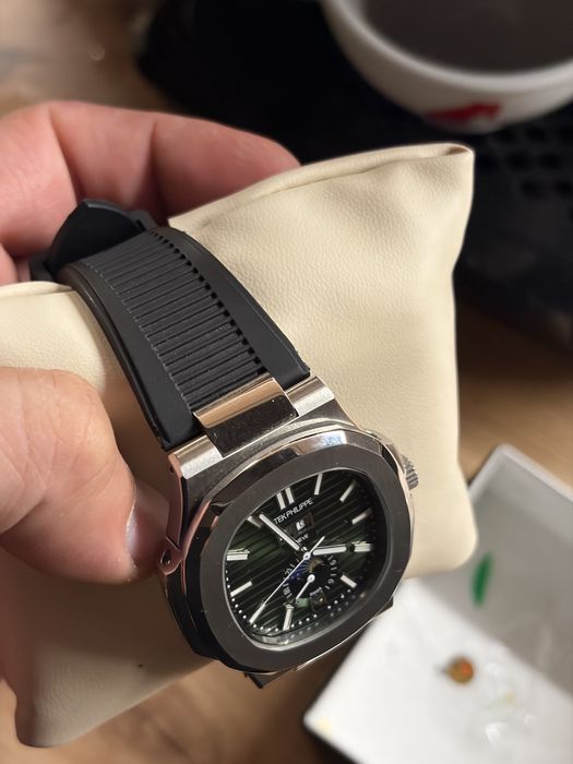 Patec Philippe nautilus  Automatic cu curea de silicon
