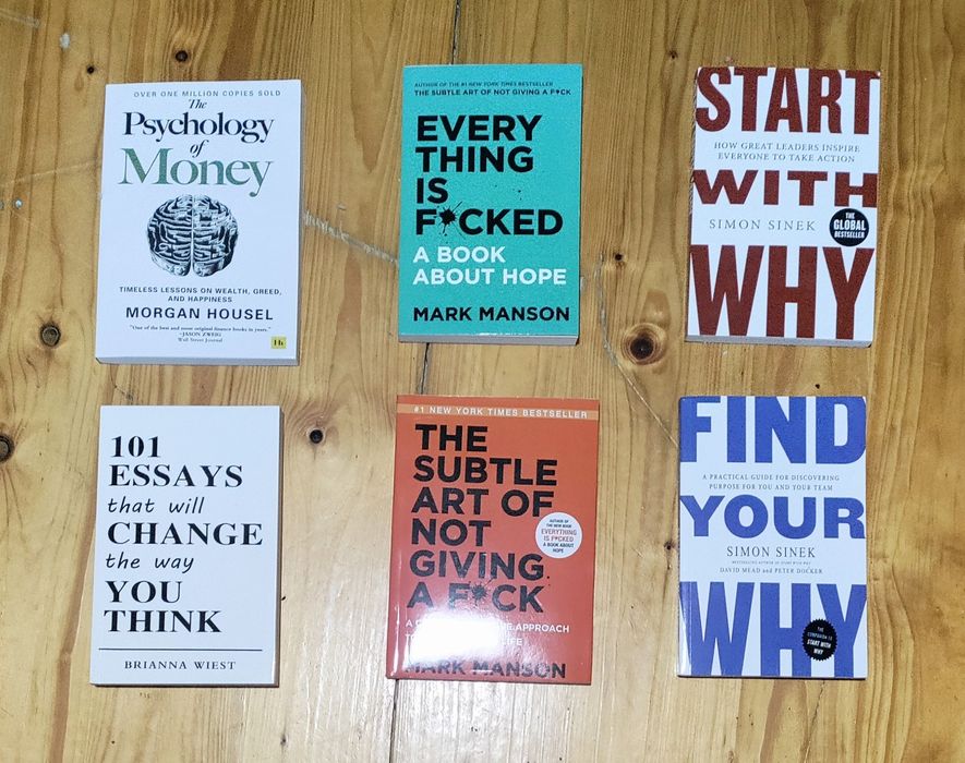 Книги за личностно развитие на английски език в отлично състояние!