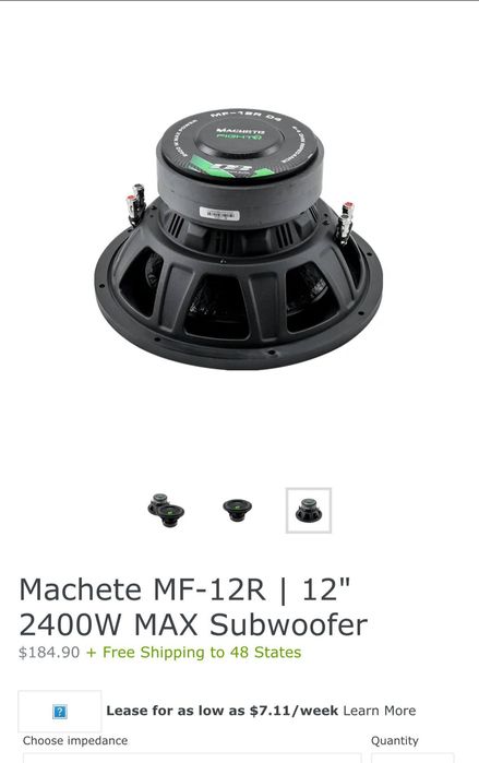 Продаётся савбуфер Deaf bonce