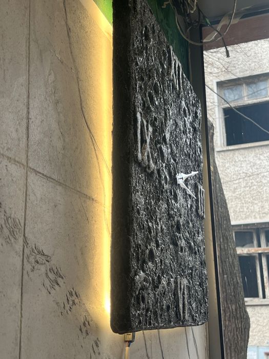 Луксозен дизайнерски стенен часовник „Vulcano“  Ръчна изработка