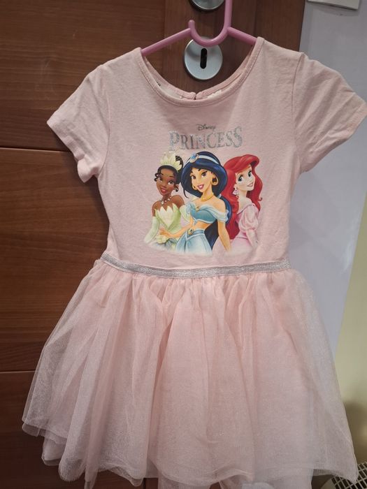 Детски рокли с тюл и картинки на принцеси