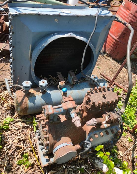 Компрессор с теплообменником медным