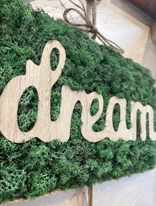 Изработка на пана от цветя и скандинавски мъх и други изделия по избор