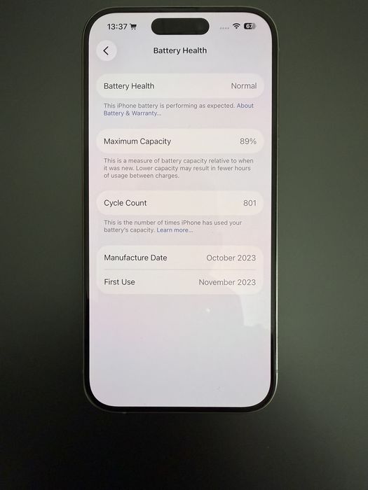 Iphone 15 pro 256 gb Natural Titanium