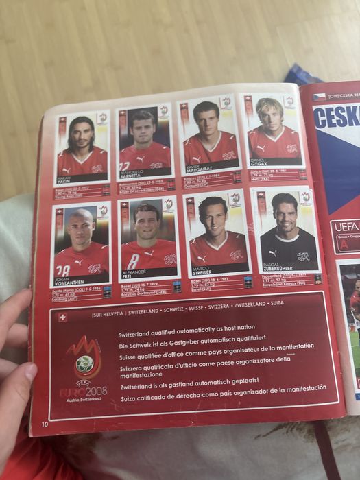 Vand album Panini Uefa Euro 2008 Complet