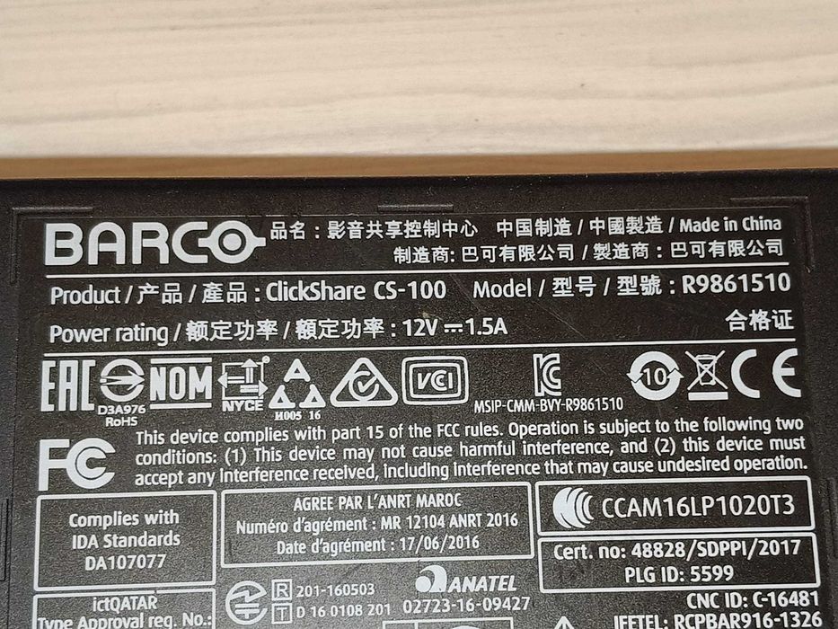 Sistem de prezentare wireless BARCO ClickShare CS-100