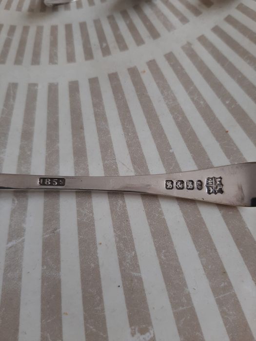 Lingurițe de ceai placate cu argint