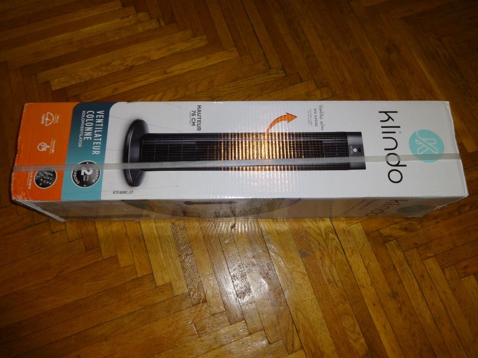 -40 % Reducere, Ventilator Turn cu Telecomanda, KLINDO KTF30RC-17. NOU