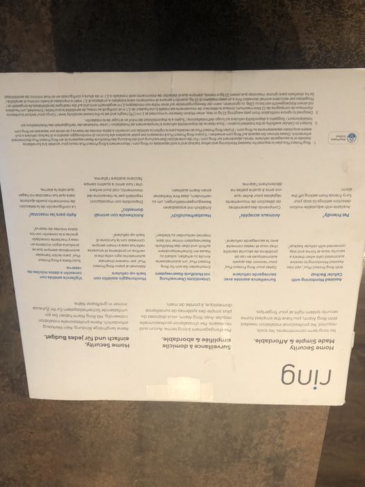 Sistem de securitate cu alarma Ring