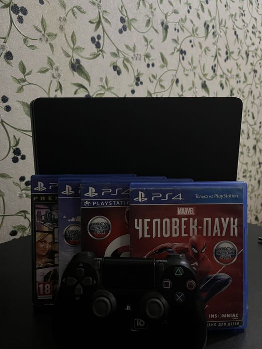 Playstation slim 1 терабайт б/у