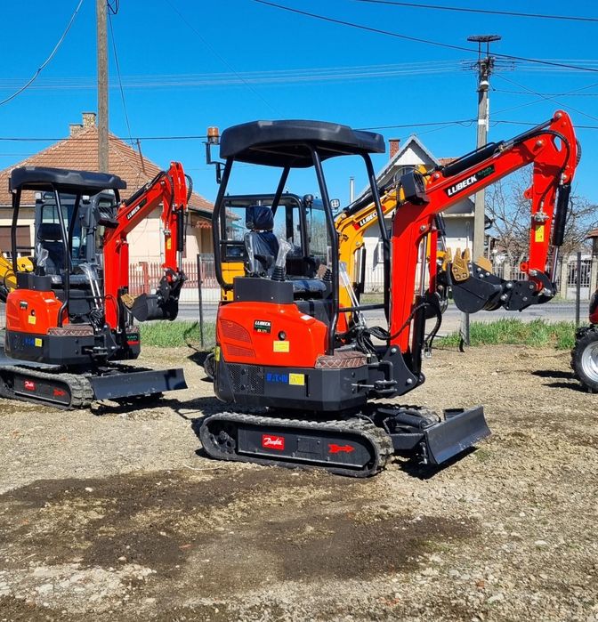 Excavator marca Lubeck Ex 171 motor KUBOTA-Garantie 2 ani-Nou