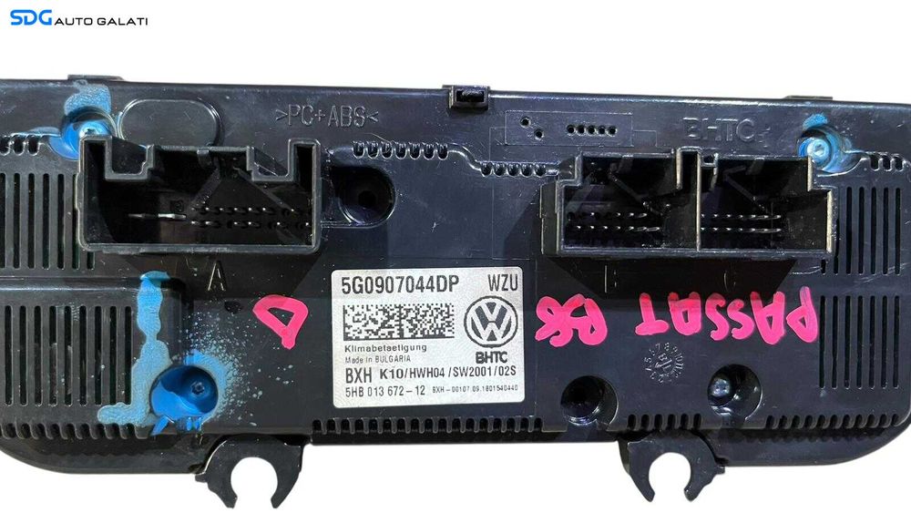 Panou Modul Unitate Comanda AC Aer Conditionat Clima Climatronic Volkswagen Golf 7 2013 - 2020 Cod 5G0907426M [LC1202]