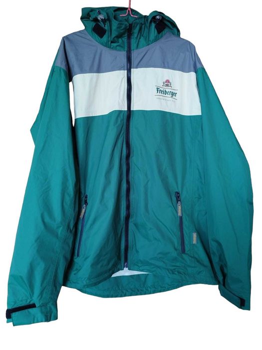 Мъжко непромокаемо яке Freiberger, 100% полиамид, Зелено, 77х66 см, XL