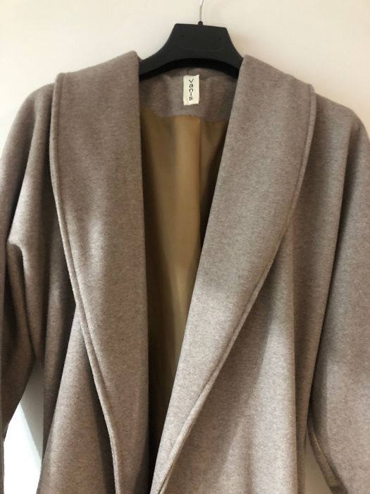 Palton de primăvara stil kimono culoare gri-crem, mărime universala