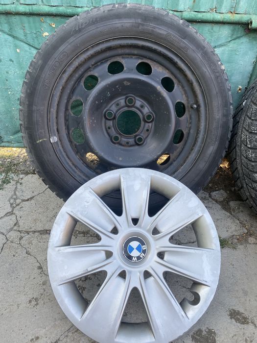 4x roti 195 55 R16 5x120 ET47 BMW + Capace originale