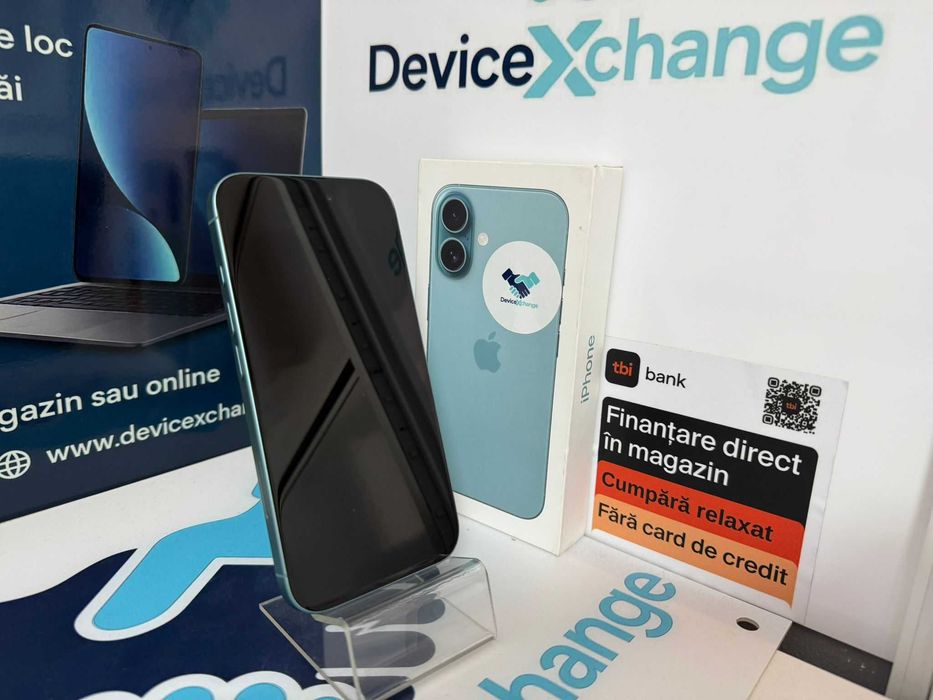 iPhone 16 Verde 128 GB  93% Sh * Garantie *Buy Back * deviceXchange