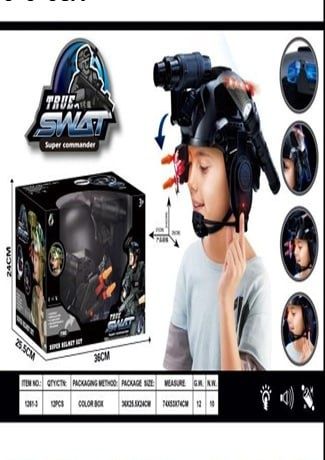 Игровой набор "Полицейский", шлем спецагент