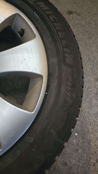 Jante Skoda si anvelope Michelin Alpin 6 215/60/16 M+S