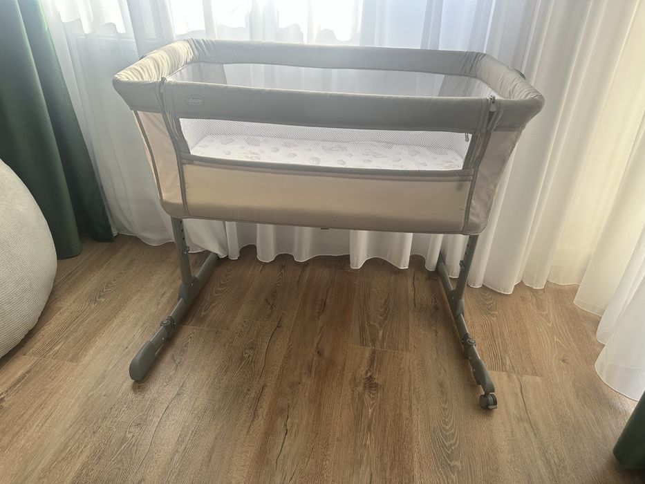 Chicco, Co-Sleeping Next2me, Essential, patut atasabil, Dune