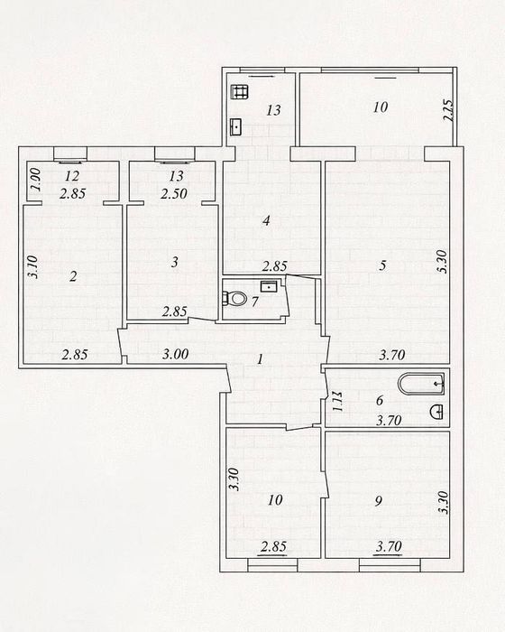 Продаётся 5/4/9 квартира на Дархане,ор Бон
