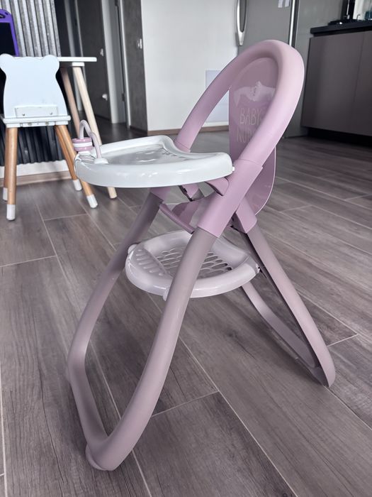 Pat +scaun bebe de jucarie smoby