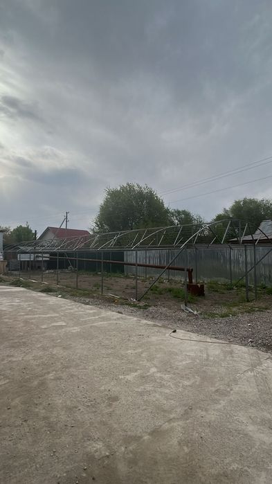 Теплица каркас с печкой