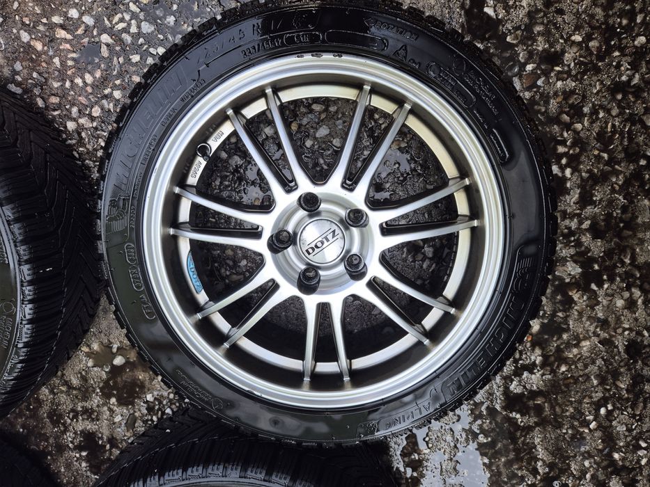 4бр алуминиеви джанти DOTZ за Мерцедес В класа 2018г/ 7ж Х 17/ ет 48/