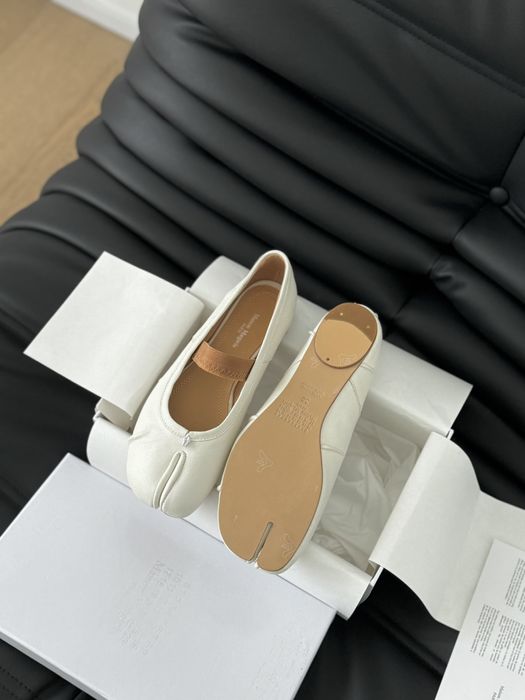 Balerini Maison Margiela alb, tip Premium