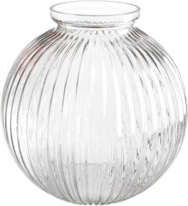 JIMUBEAM Индустриална 3-посочна таванна лампа, абажур-оребрено стъкло