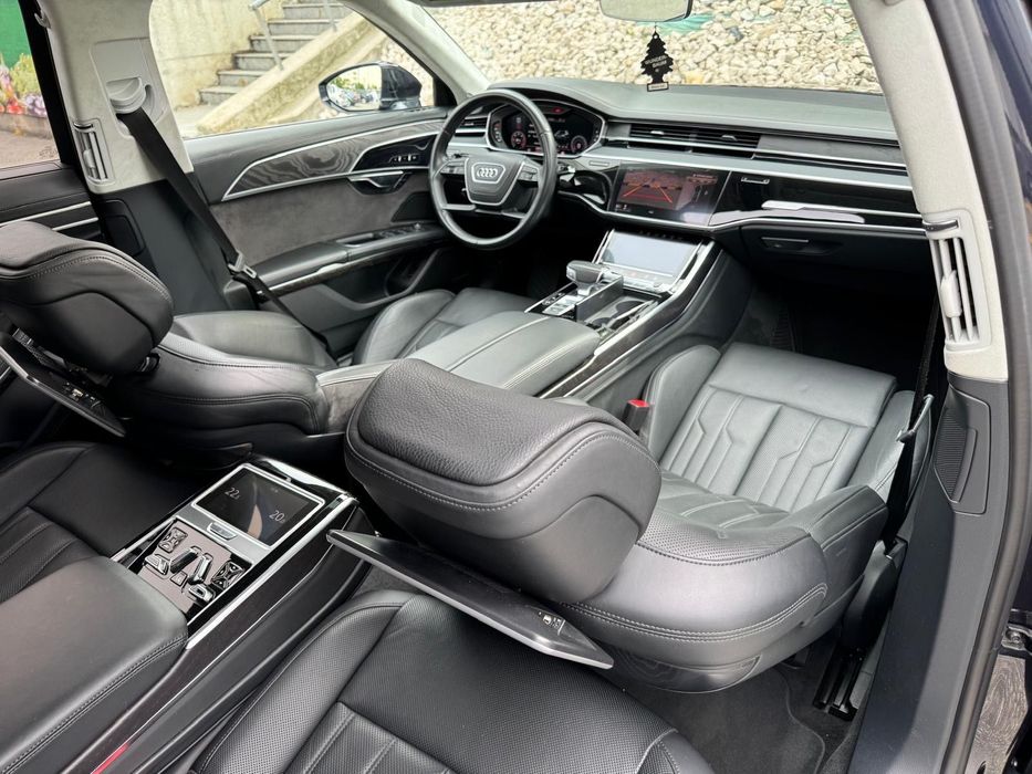 Audi A8 Sline total,masaj,ventilație,matix,long,pano,tablete,hedap