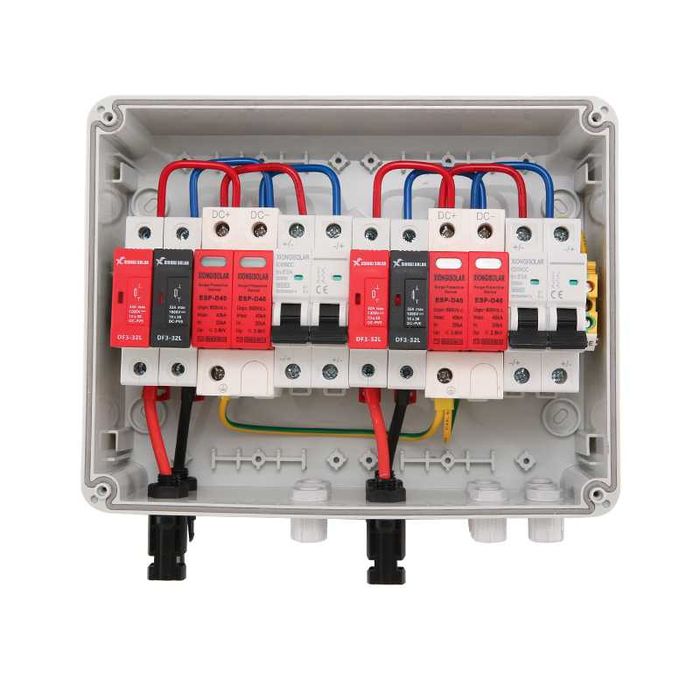 Tablou DC pentru panouri fotovoltaice 2 in 2 out 1000v