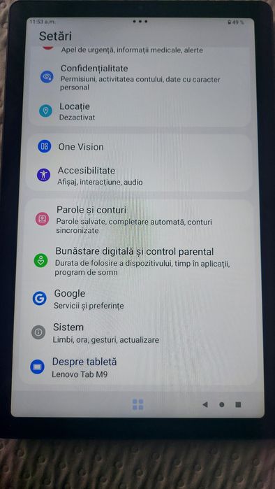 Lenovo Tab M9, nouă, cu 4/64gb