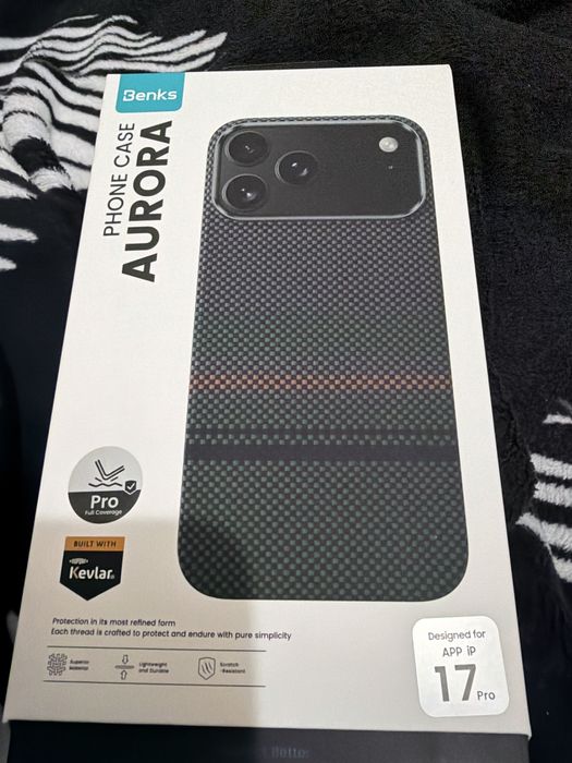 Husa Kevlar Benks Aurora, pentru iPhone 17 Pro noua la cutie!