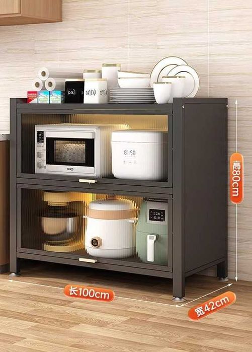 Стальной сервант для кухни/Po‘lat ovqat xonasi javoni