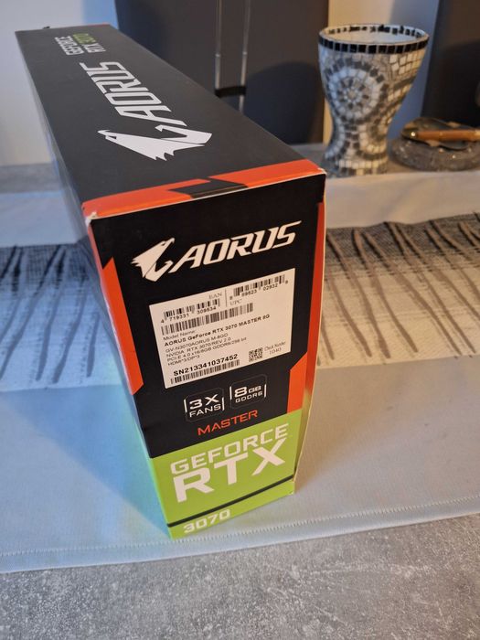 Placa video Nvidia Rtx 3070 Aorus  Master 8Gb Rev2.0  stare perfecta