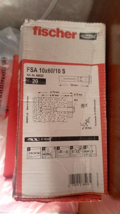 Анкерные болты fisher