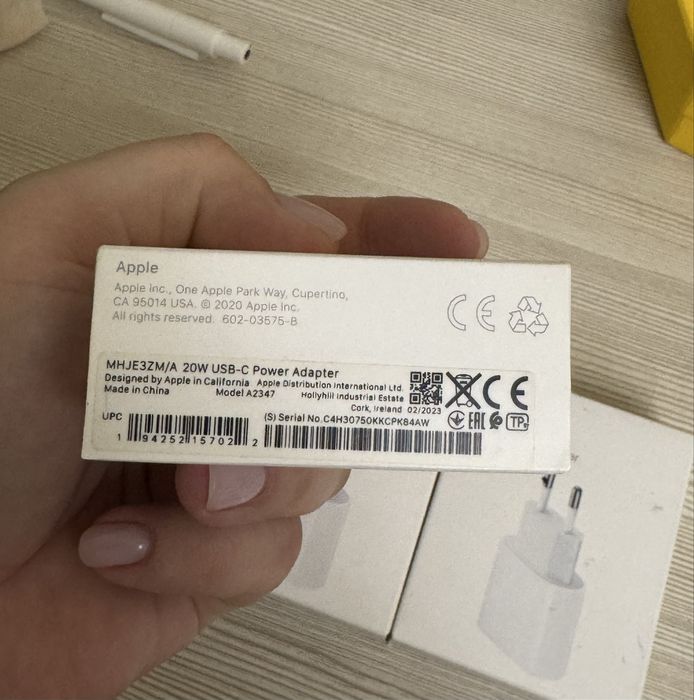 Зарядка Apple type-C оригинал