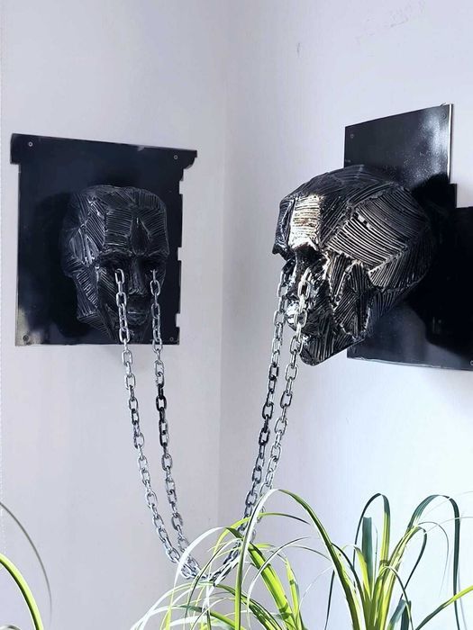 sculptura capete -razvan ghita metal saculptor-sculpturi pe comanda