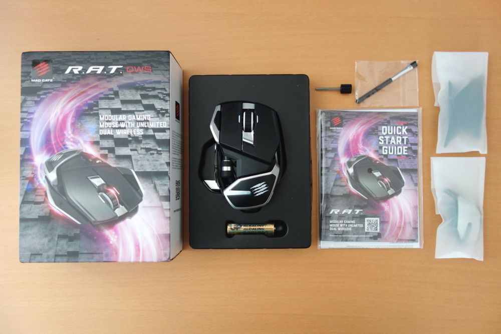 Mouse Gaming MadCatz R.A.T. DWS RF Wireless Bluetooth 16000 DPI